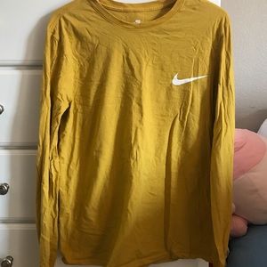 Nike Mustard Yellow Long Sleeve